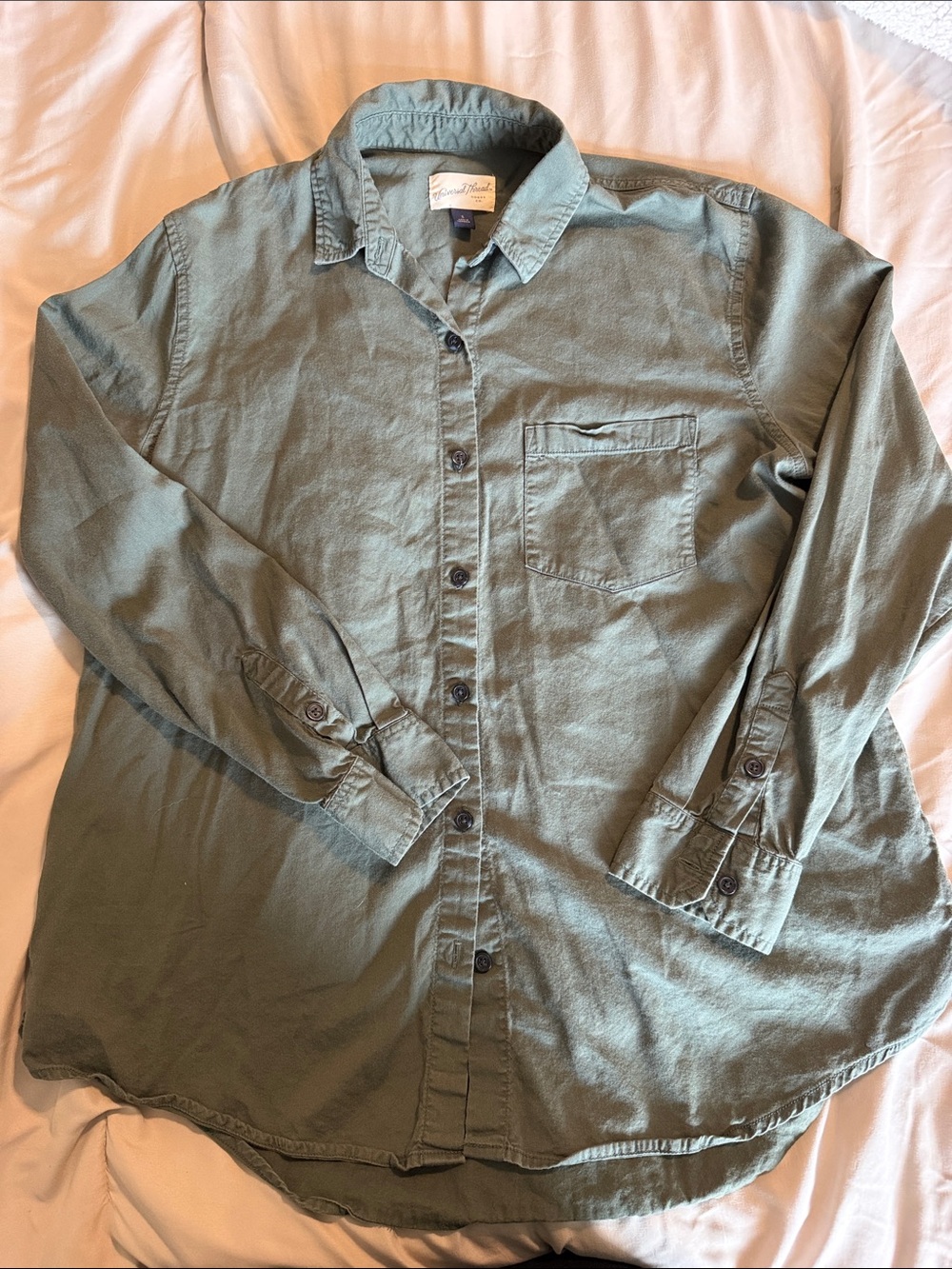 Universal Thread Olive Green Button-Up Shirt